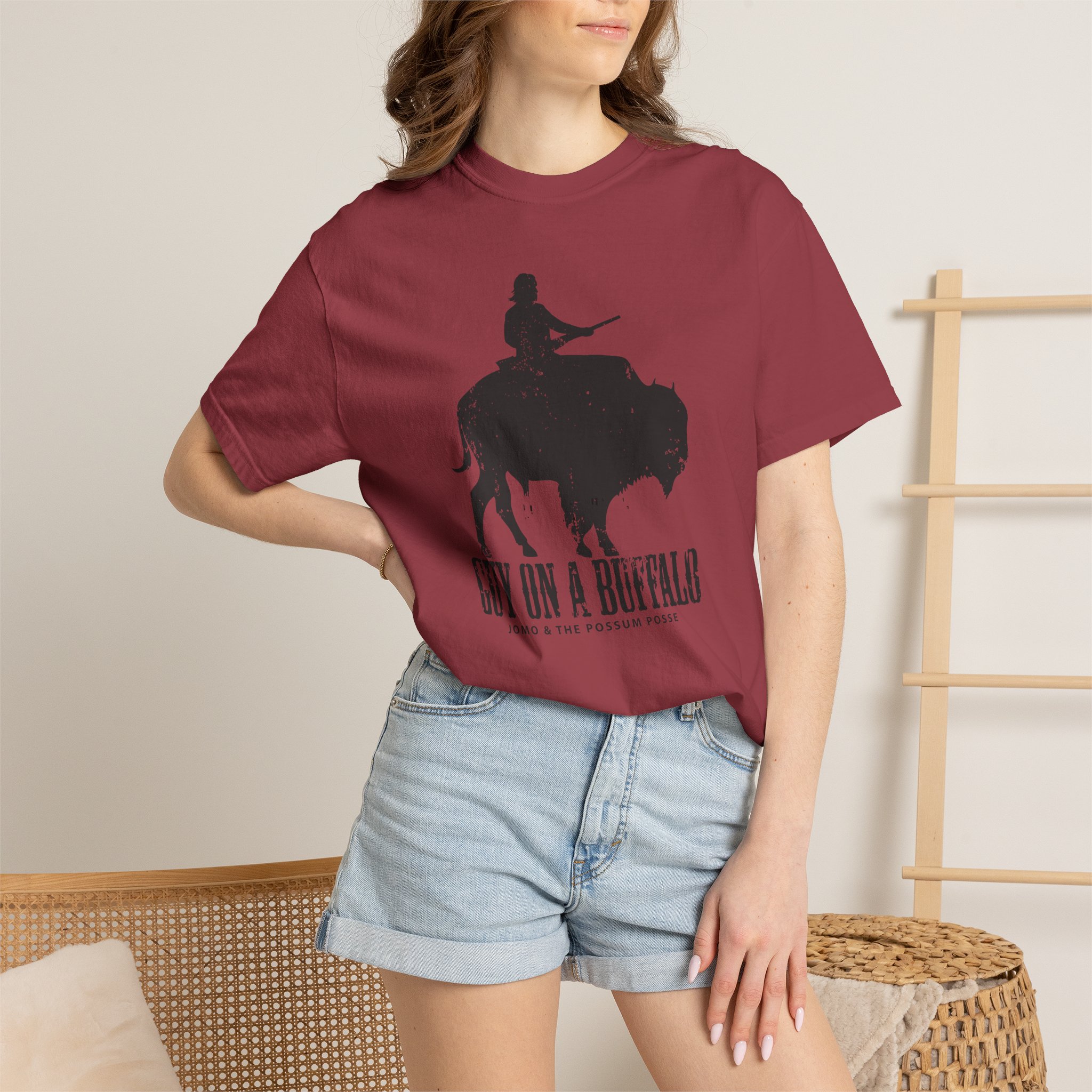 Guy on a Buffalo - Image 36