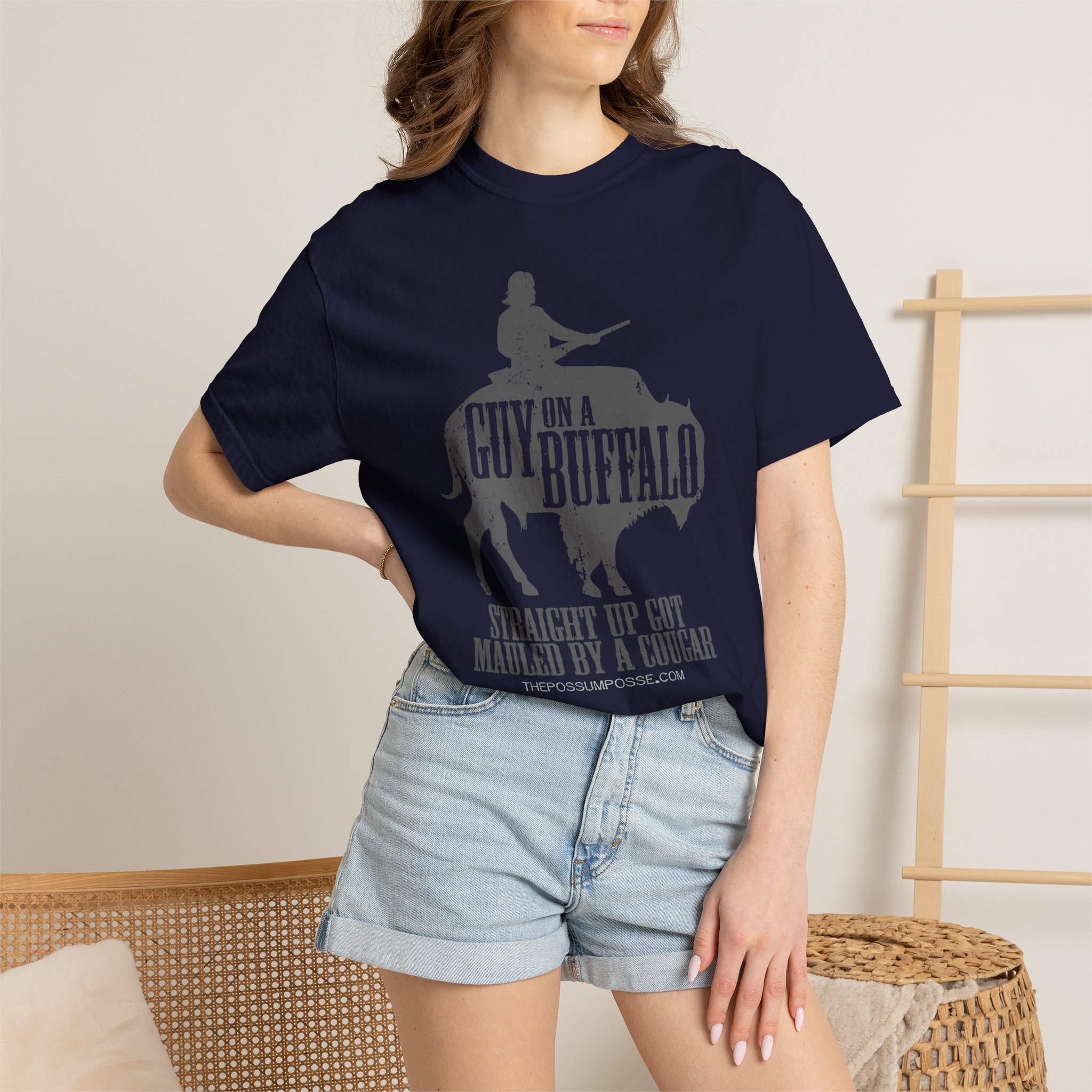 Guy on a Buffalo - Mauled - Image 48