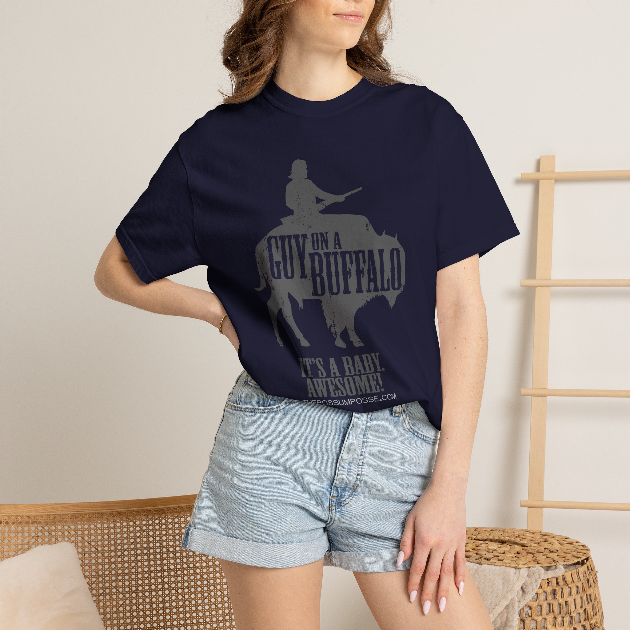 Guy on a Buffalo - Baby - Image 48