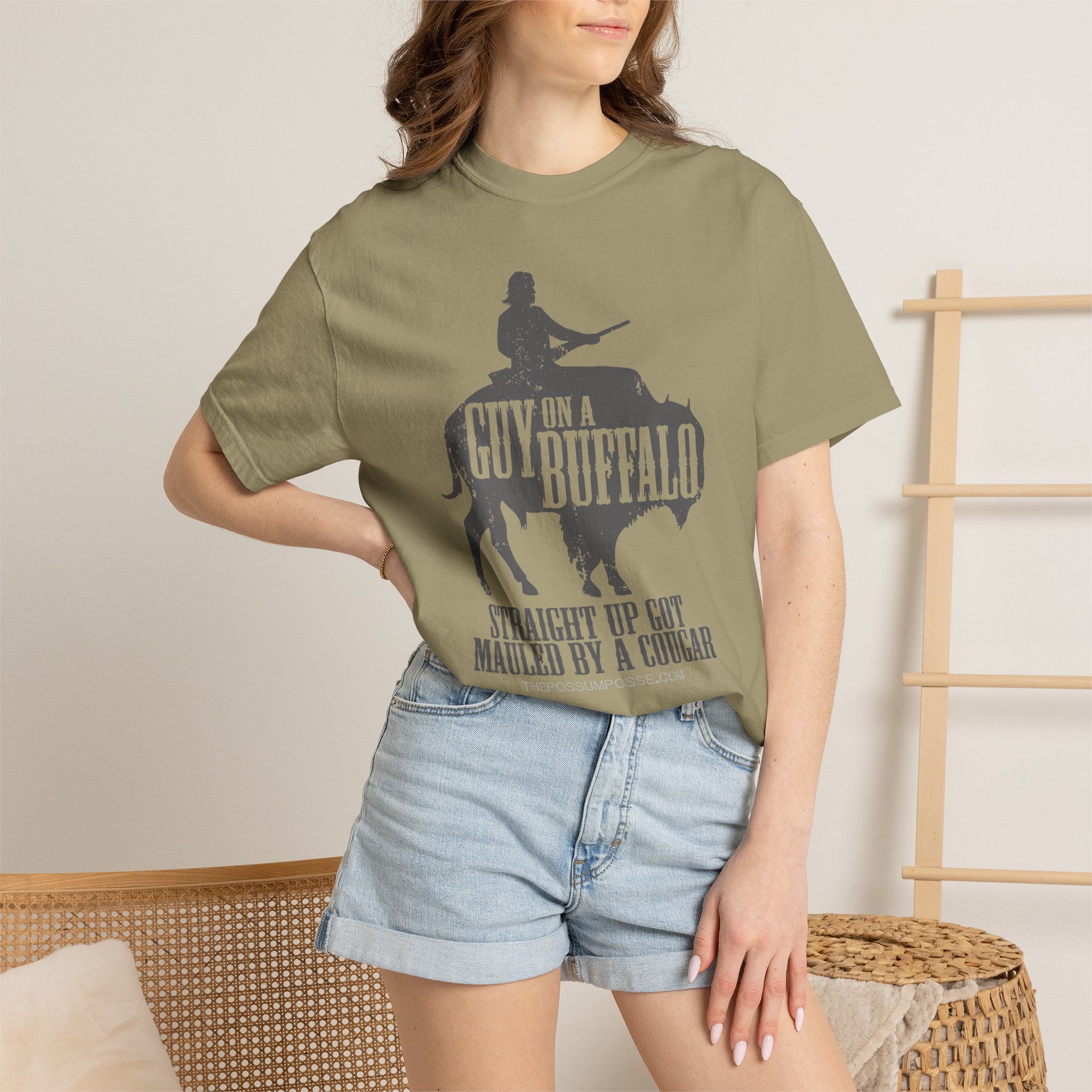 Guy on a Buffalo - Mauled - Image 20