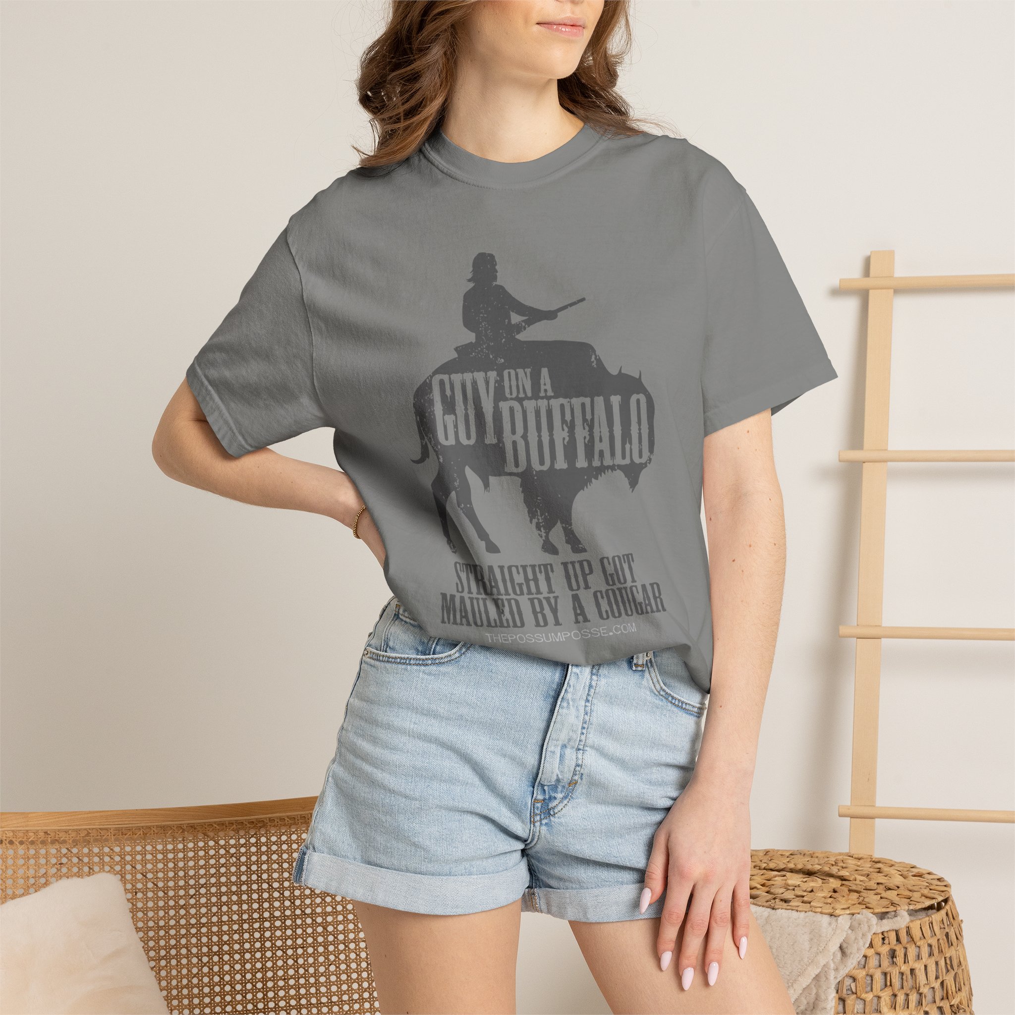 Guy on a Buffalo - Mauled - Image 28