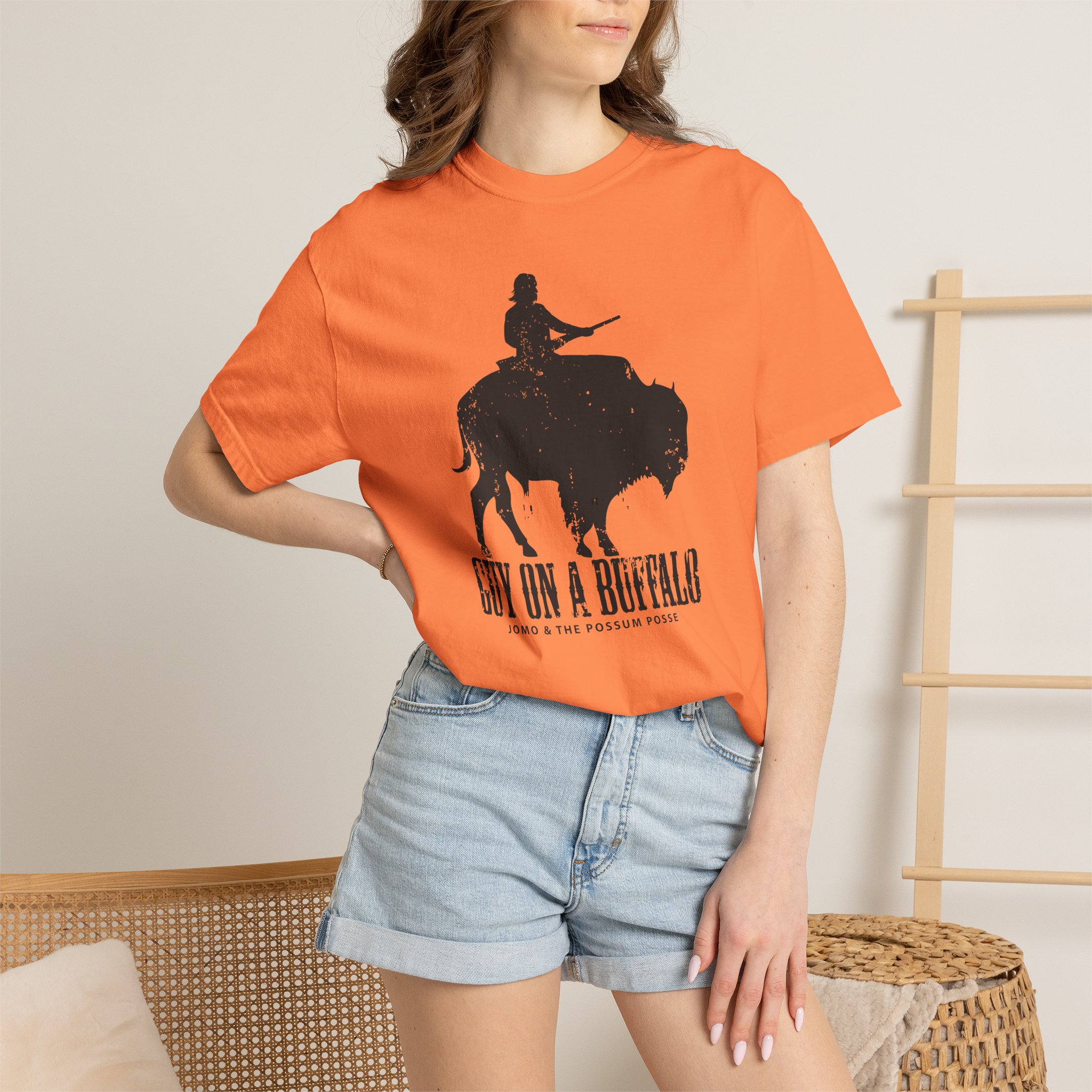 Guy on a Buffalo - Image 8