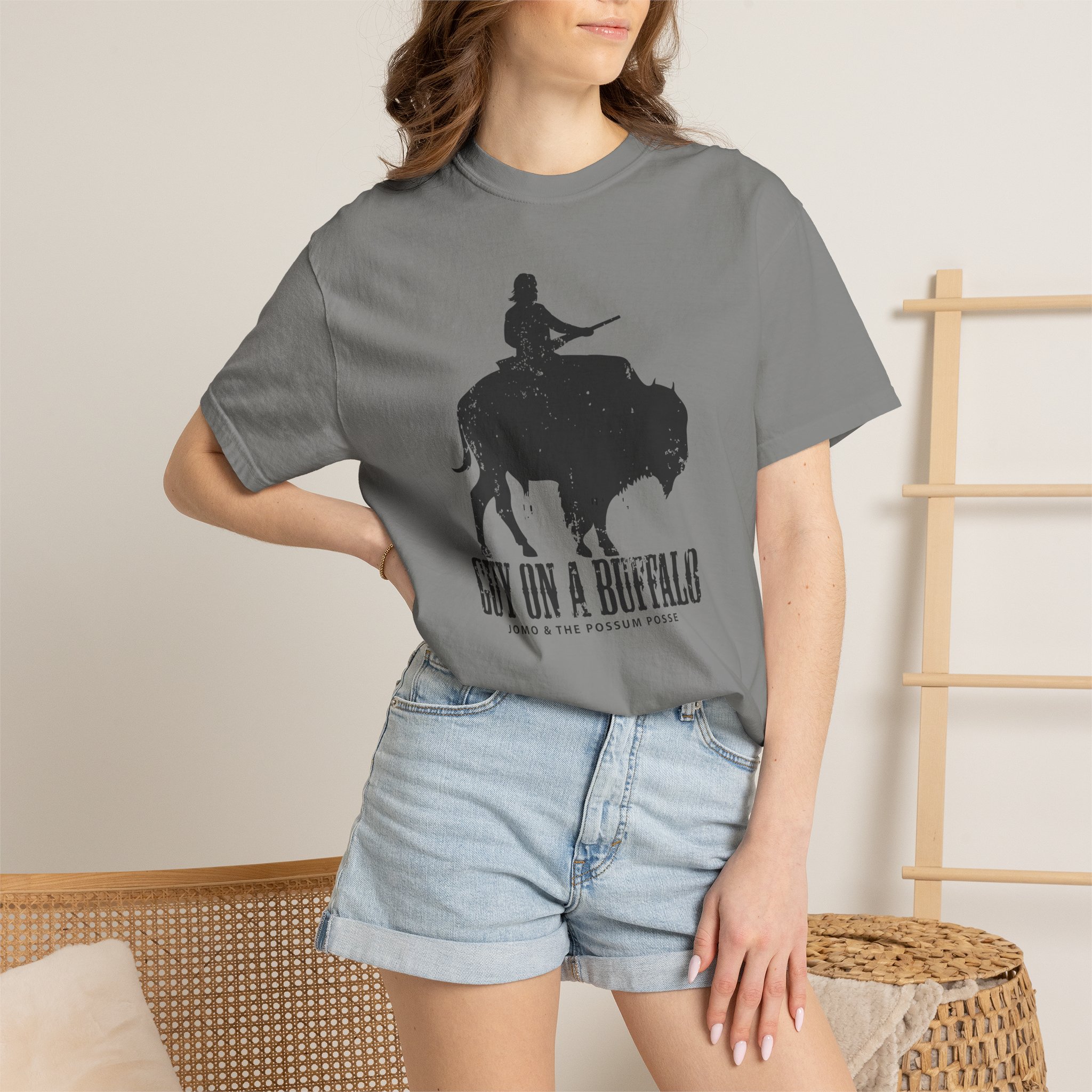 Guy on a Buffalo - Image 4