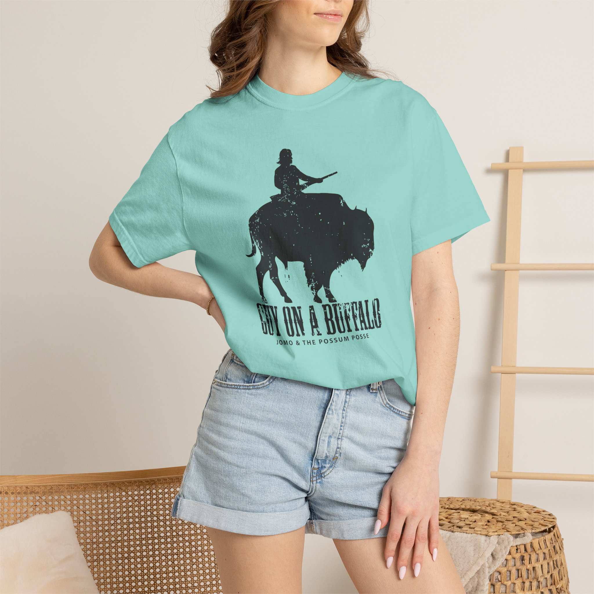 Guy on a Buffalo - Image 52