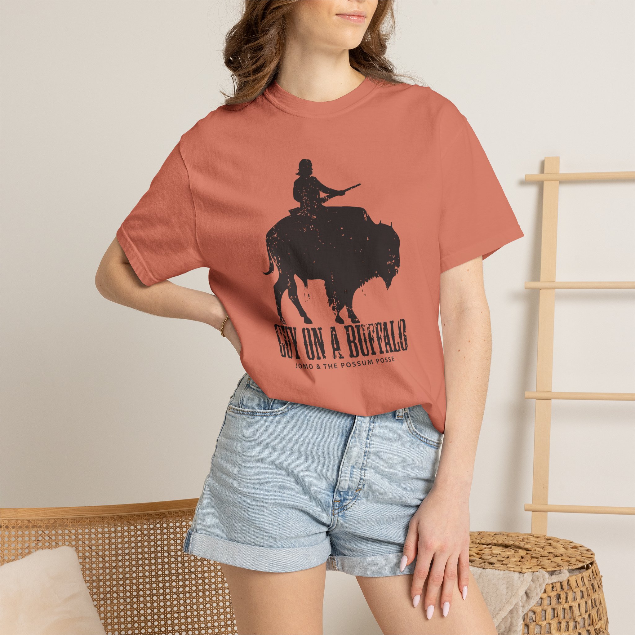 Guy on a Buffalo - Image 12