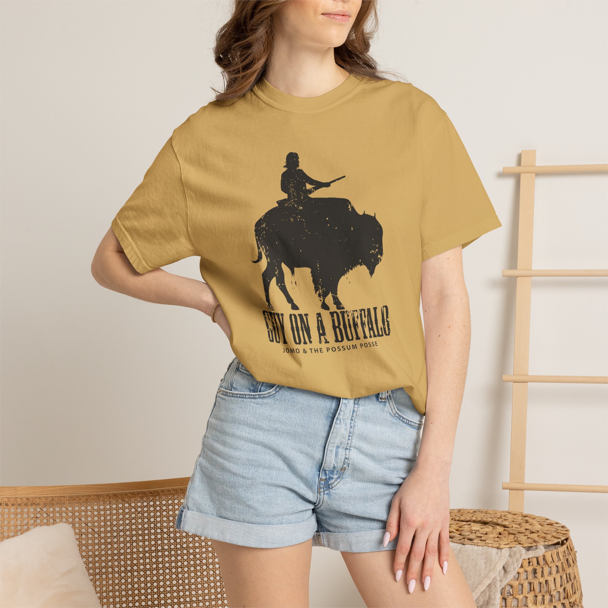 Guy on a Buffalo - Image 16