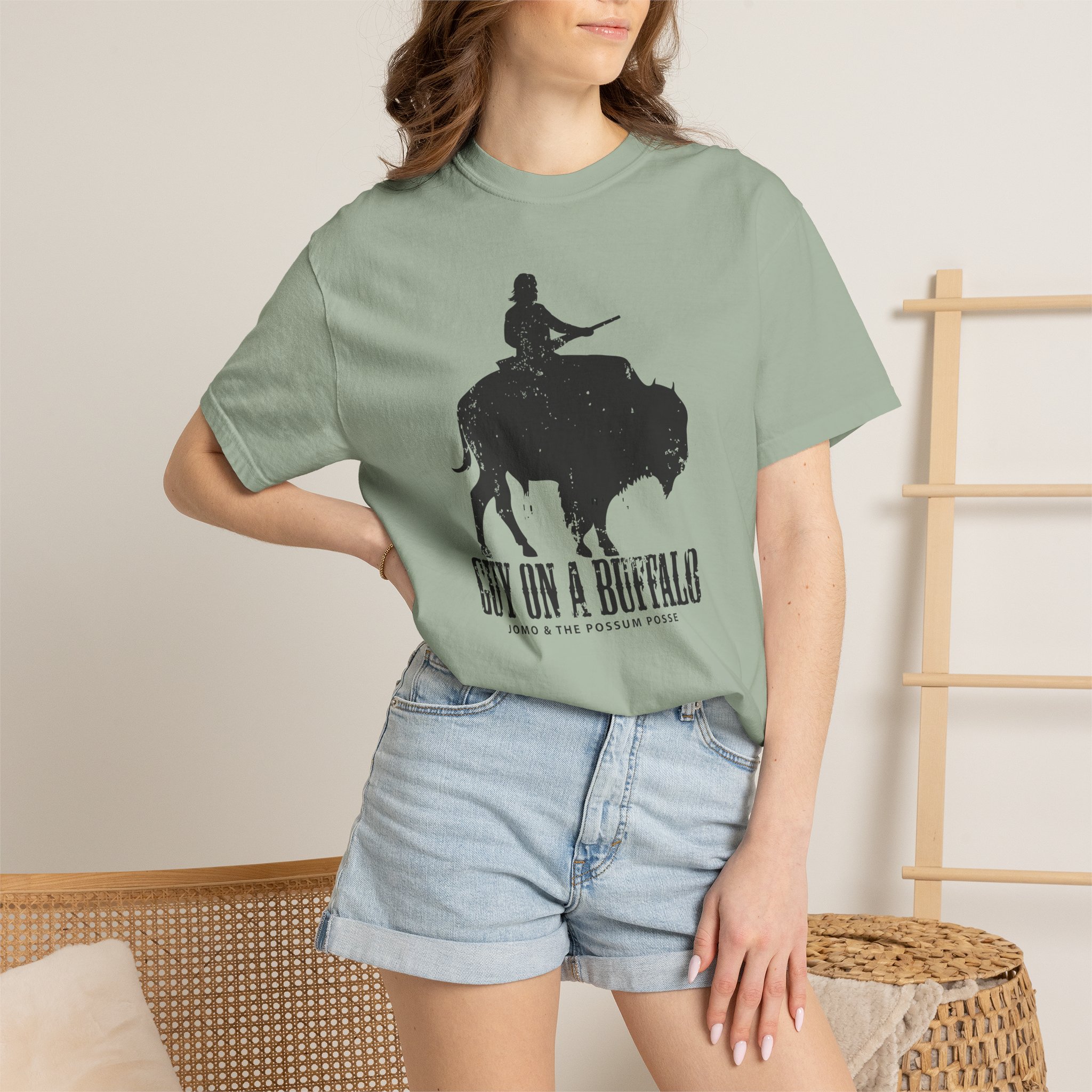 Guy on a Buffalo - Image 48