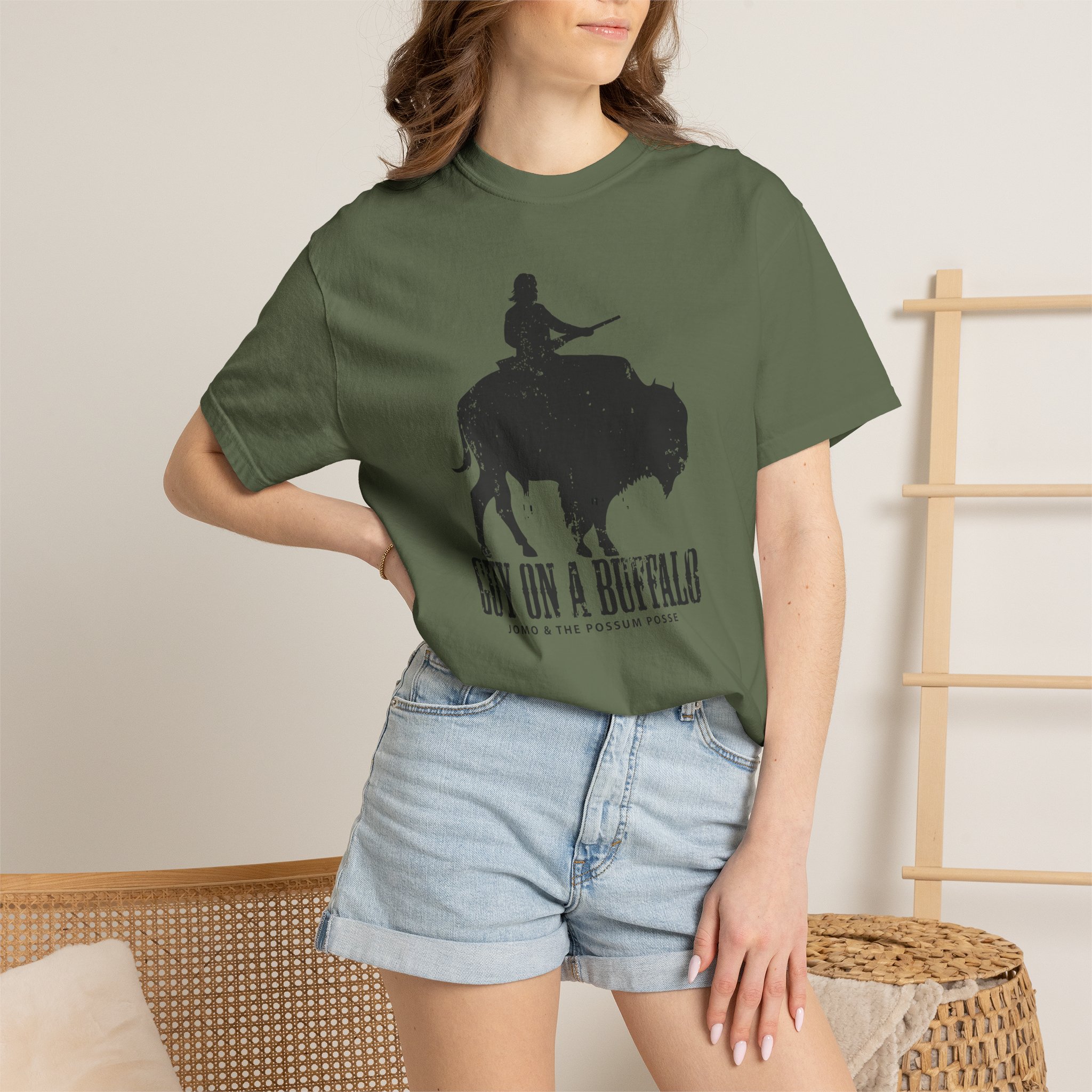 Guy on a Buffalo - Image 24