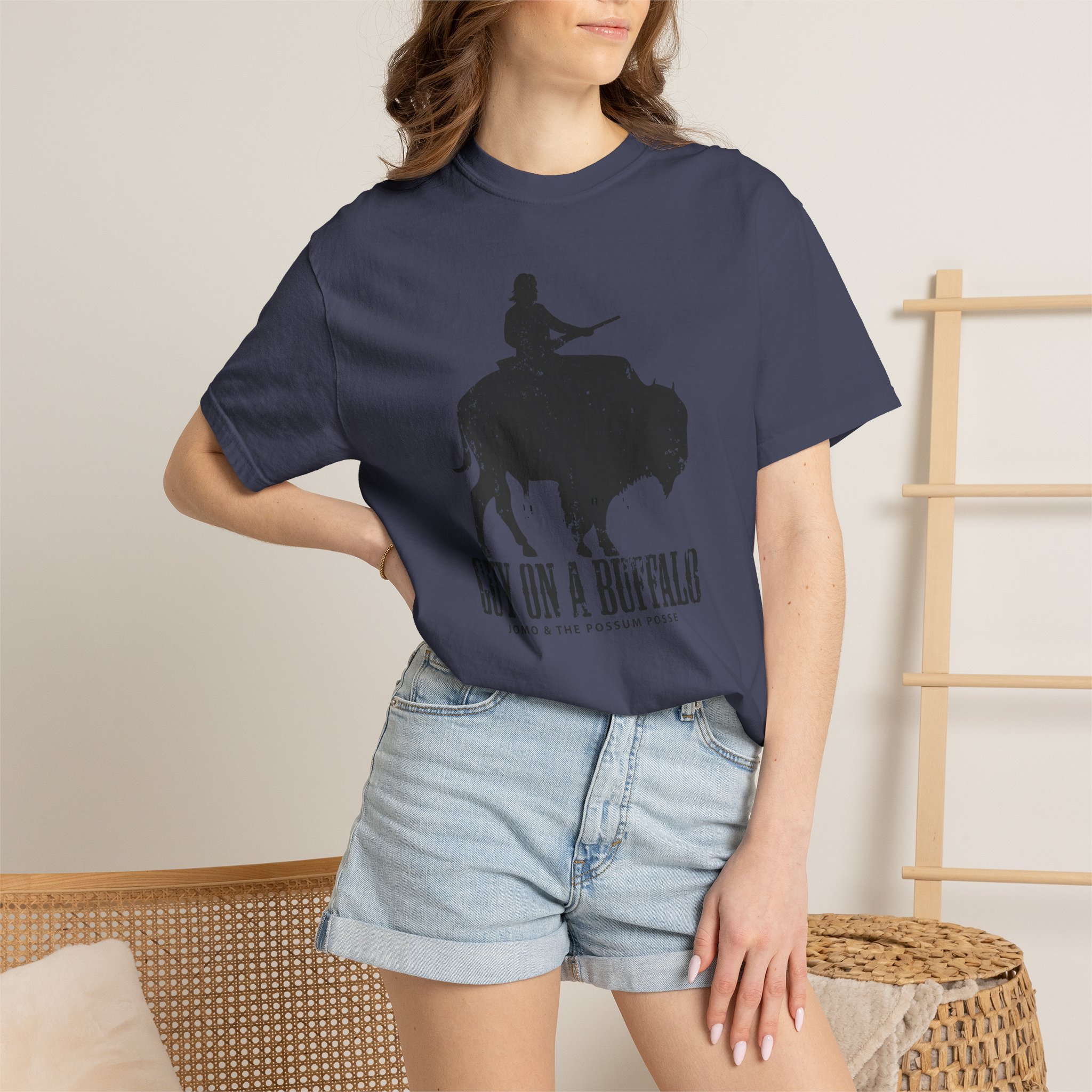 Guy on a Buffalo - Image 56