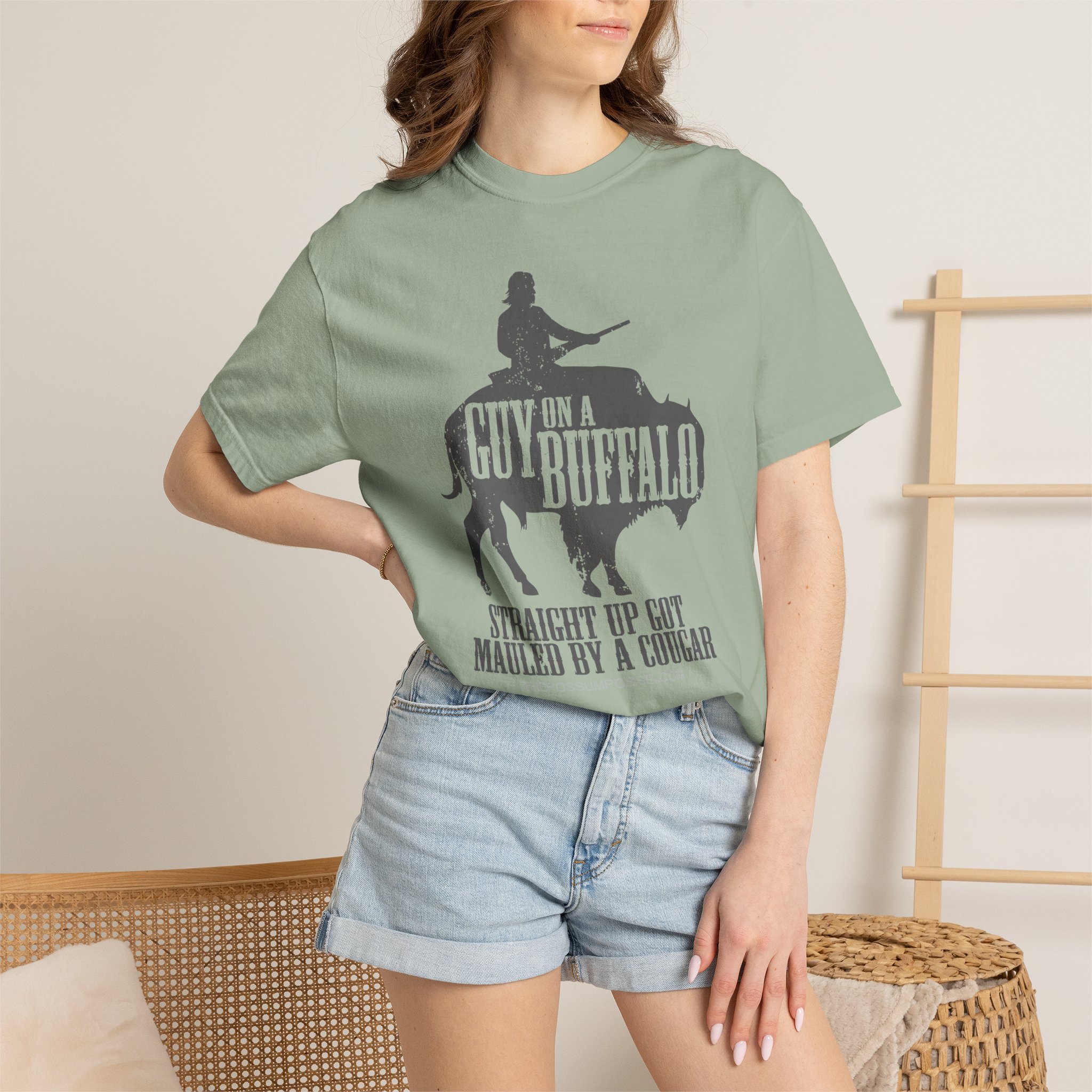 Guy on a Buffalo - Mauled - Image 40