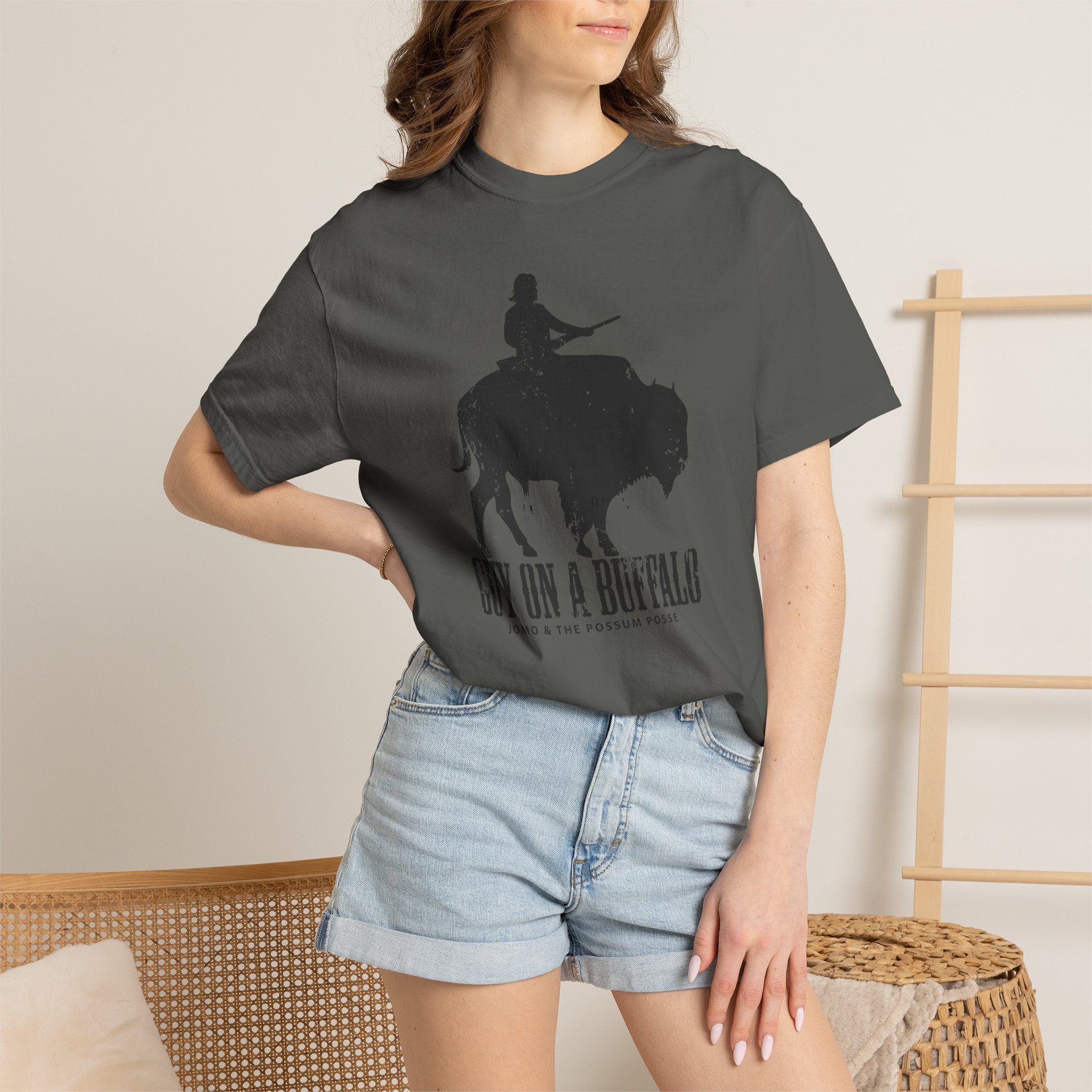 Guy on a Buffalo - Image 44