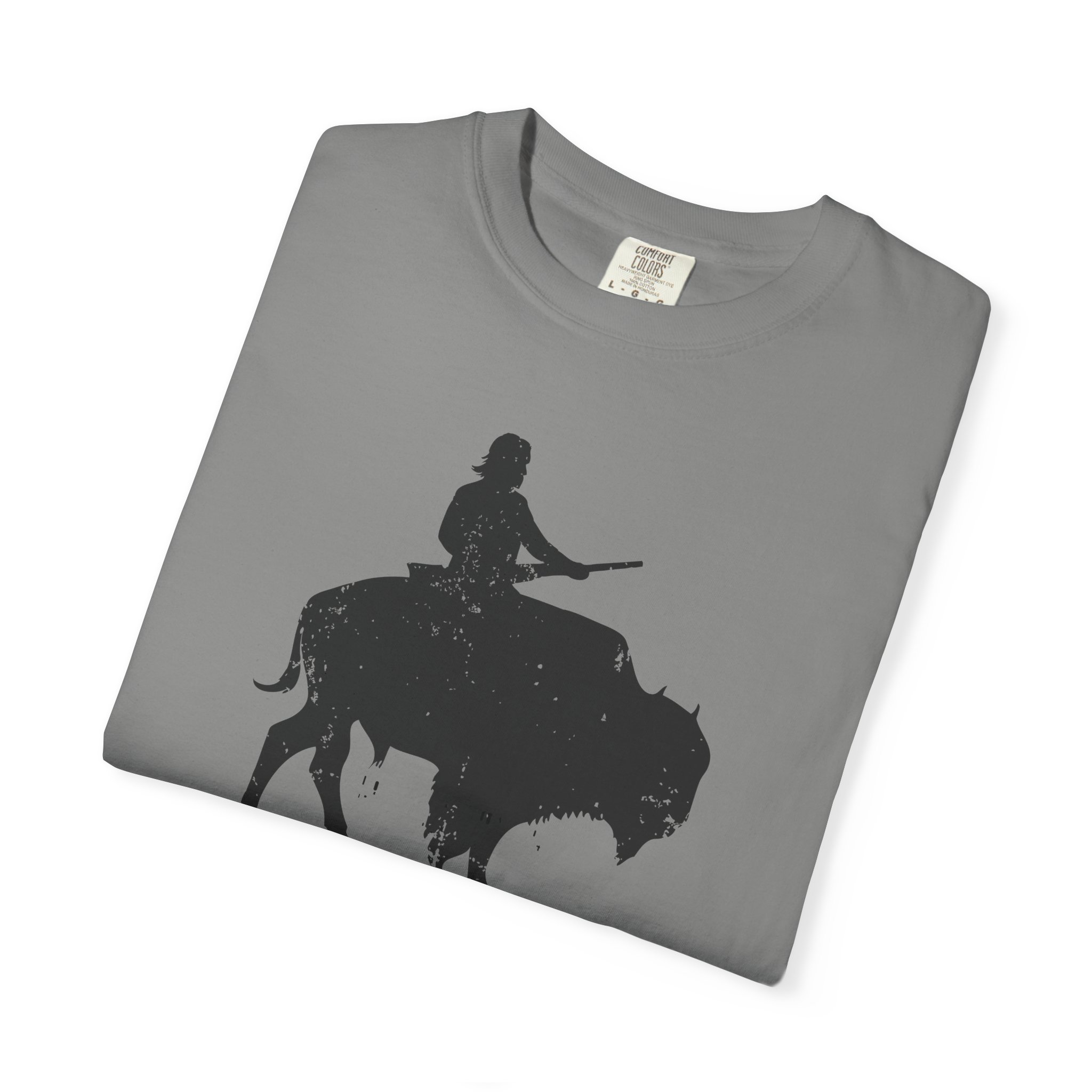 Guy on a Buffalo - Image 3