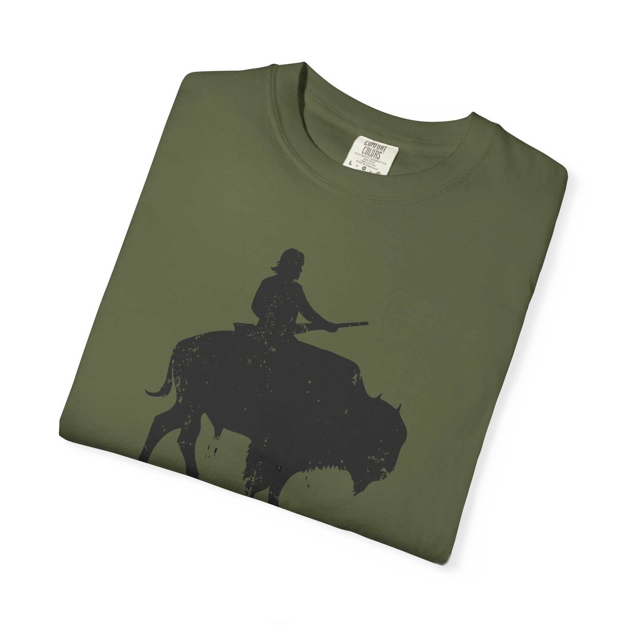Guy on a Buffalo - Image 27